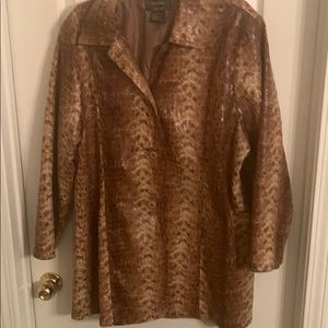 Animal print jacket